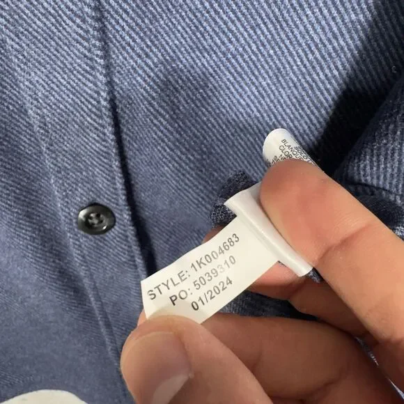 Vineyard Vines Mens XL Blue Calmwater Shirt Jacket Shacket Button Up - Picture 8 of 10